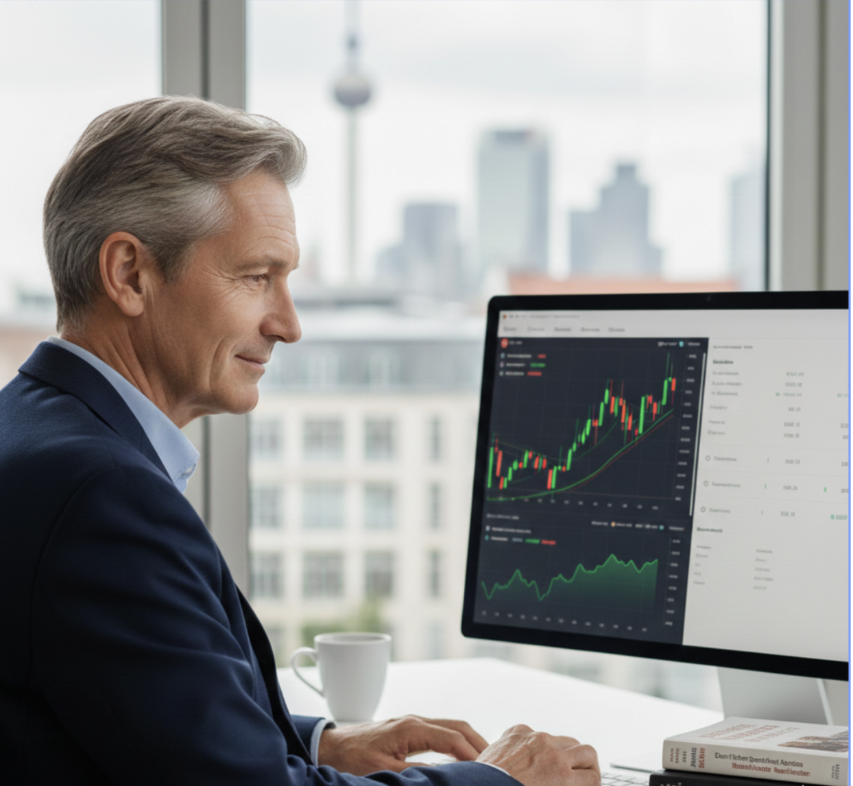 Symbolbild: KI-System analysiert Marktbewegungen